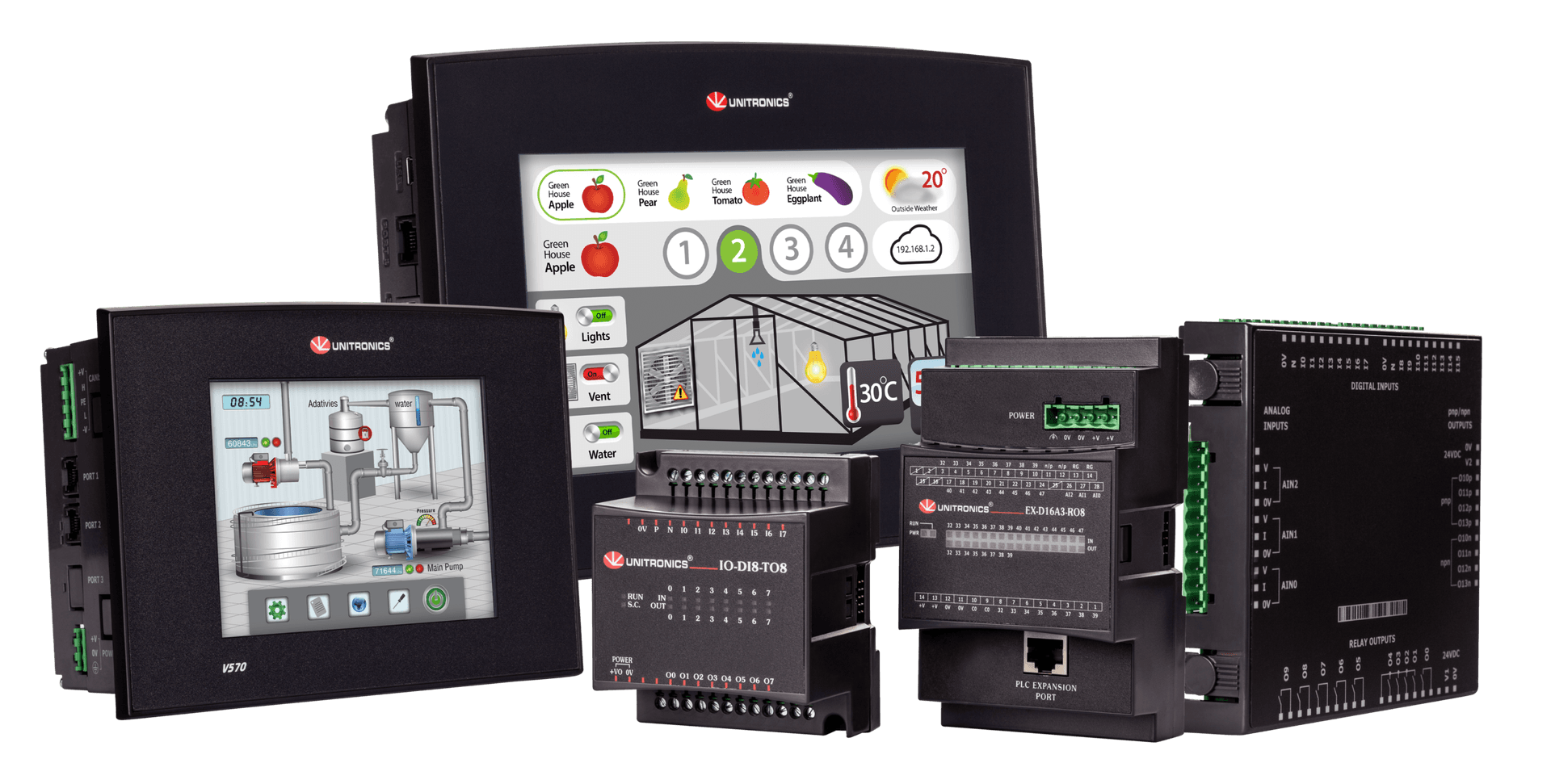 unitronics Vision All-in-One controllers