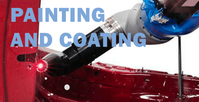 robot Painting and coating automobile