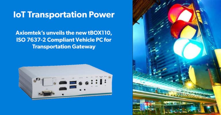 Axiomtek new tBox110 transportation computer