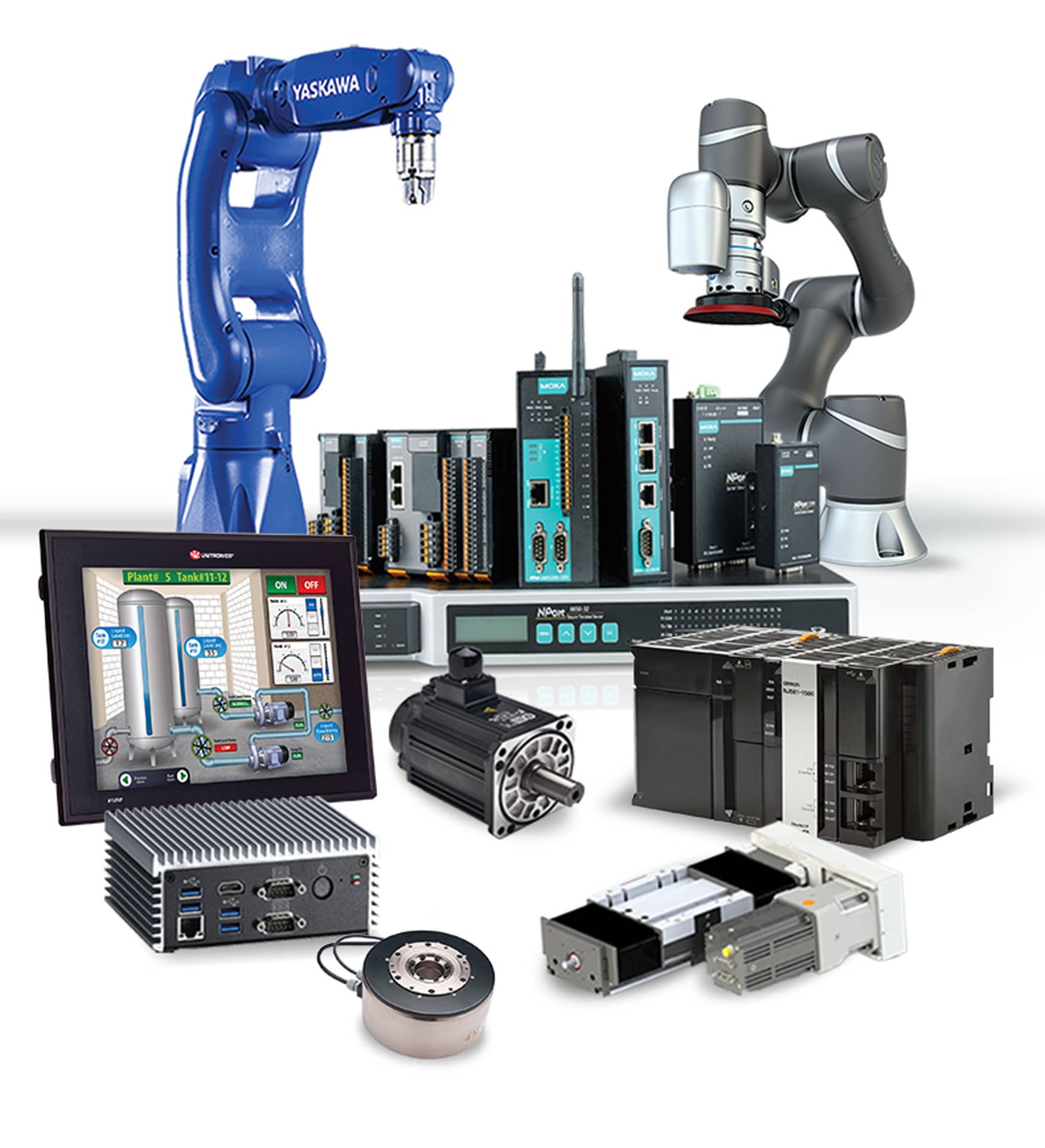 Partner with the productivity & technology experts. We are partnered with the most trusted brands in automation, motion control, robotics, and industrial networking & computing.​