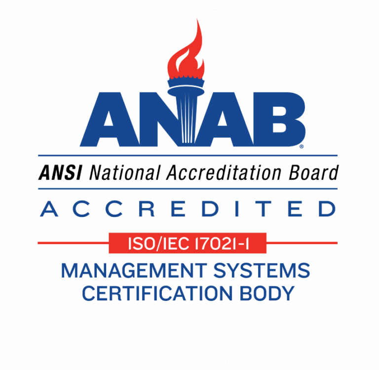 ANAB ISO badge